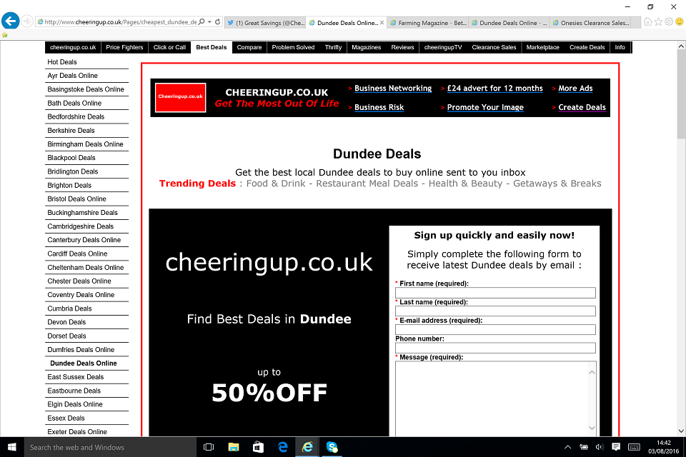 Dundee Deals Discounts Offers Bargains