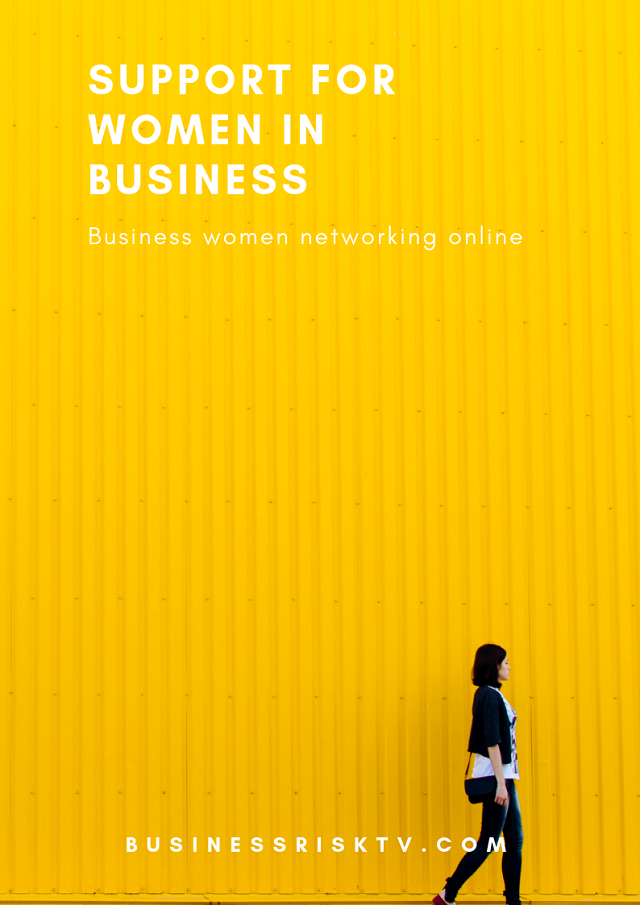Business women networking online
