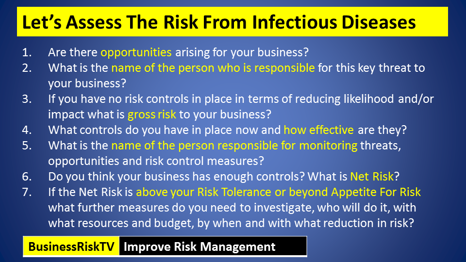 Infectious disease risk assessment