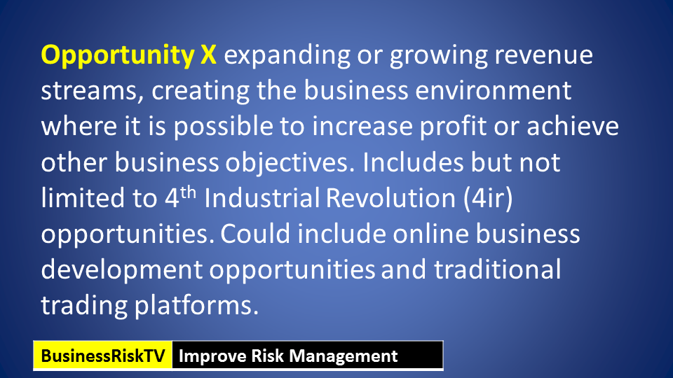 Risks and opportunities register