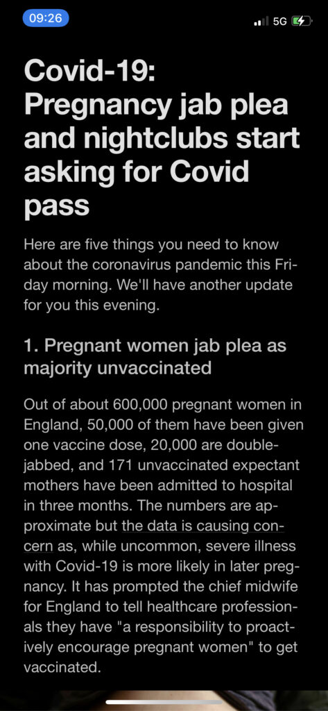 Covid vaccine and pregnancy UK