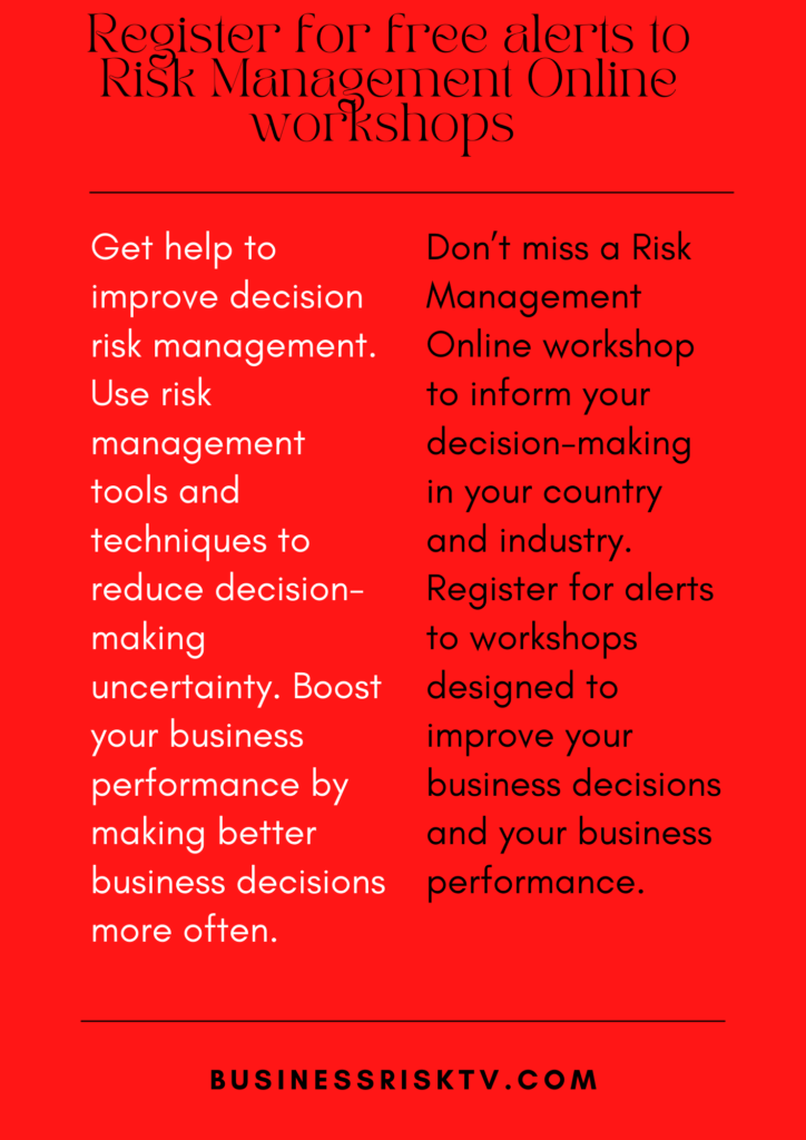 Enterprise Risk Management Online Workshops