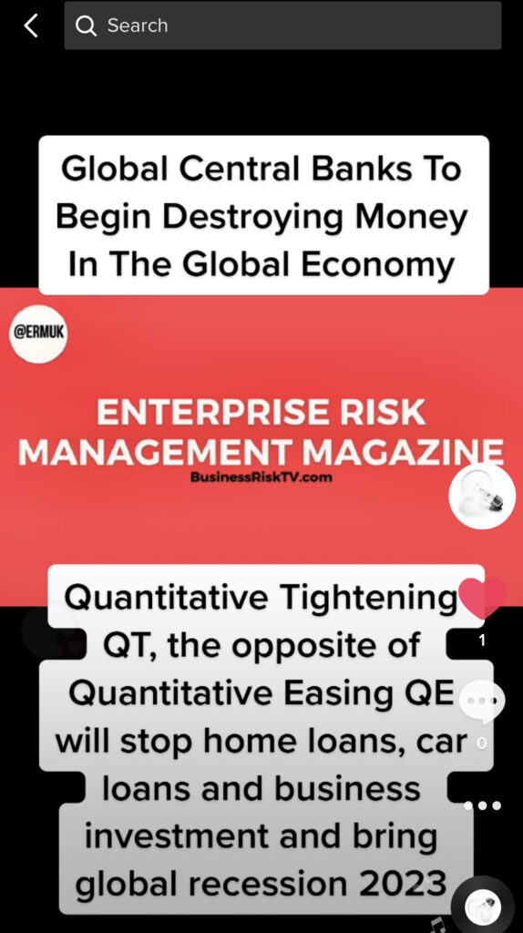 What happens during quantitative tightening