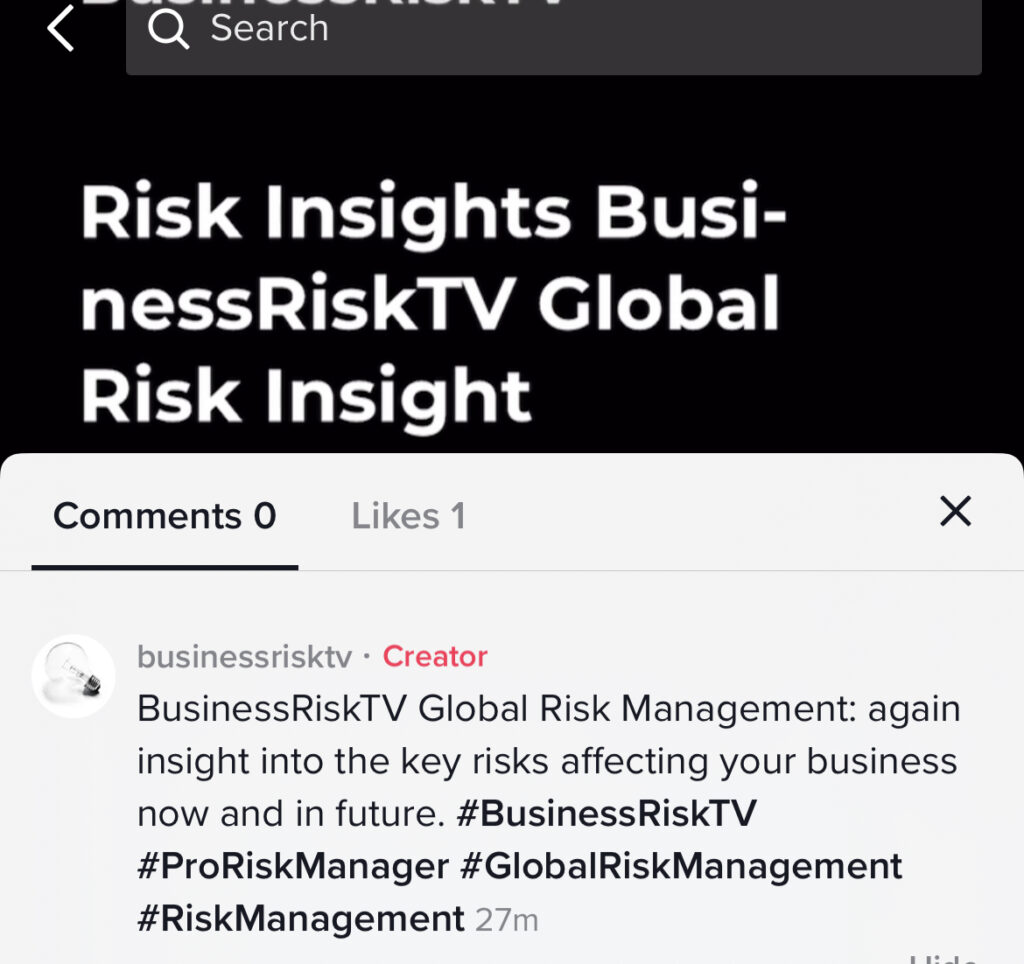 Global Risk Reports BusinessRiskTV