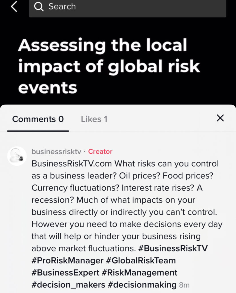 Free Global Risks Reports BusinessRiskTV