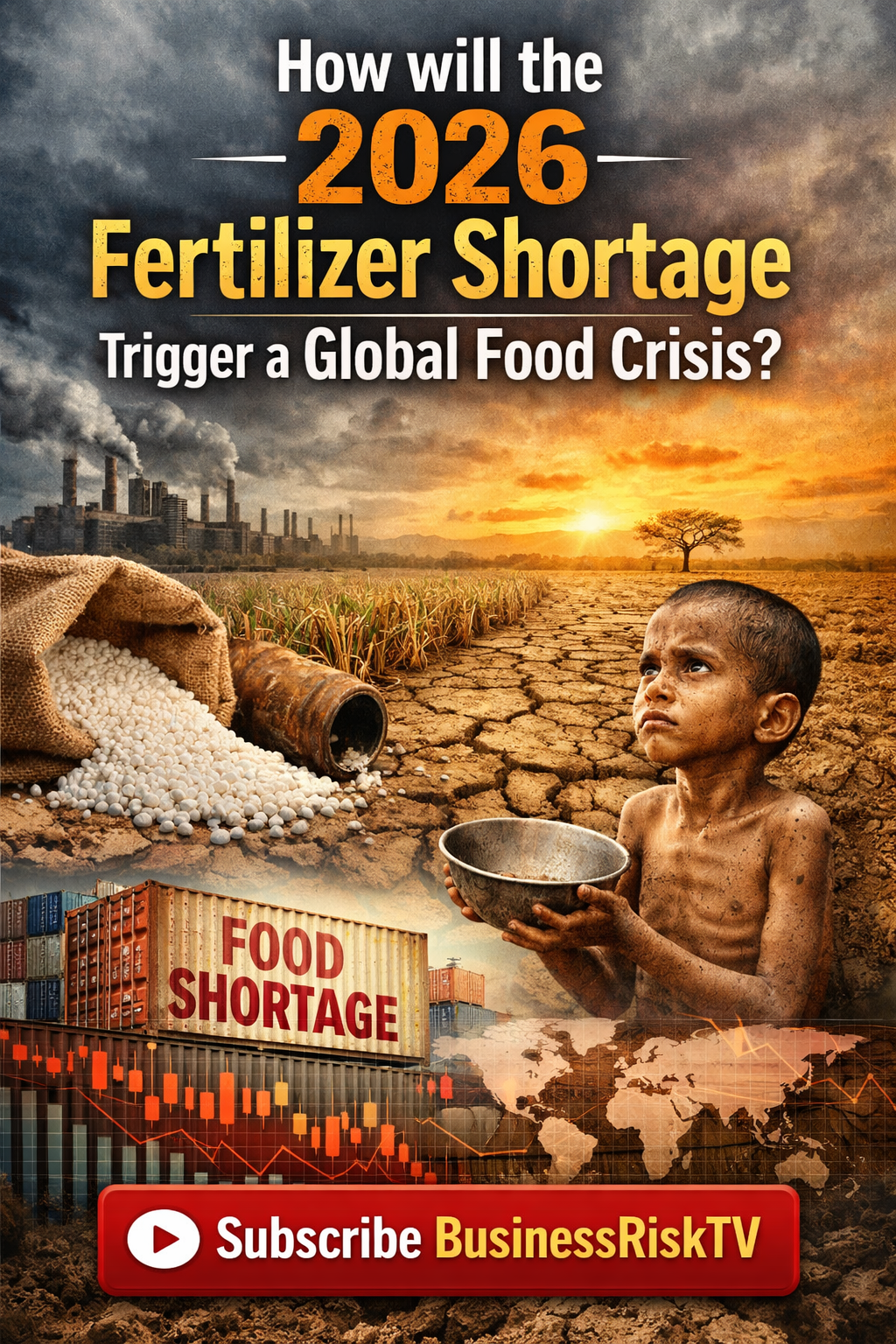 How will the 2026 fertilizer shortage trigger a global food crisis?