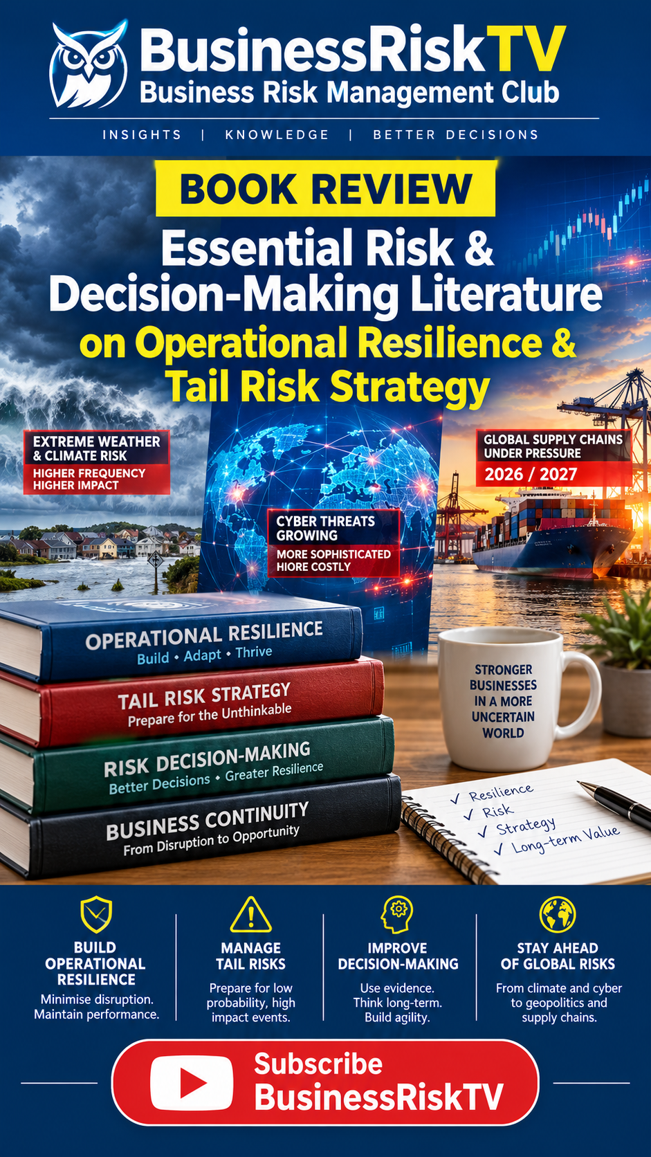 Which 3 Nassim Taleb Books Should Directors Read for Tail Risk & Operational Resilience in 2026?